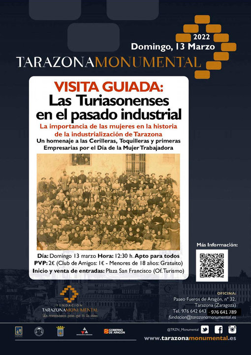 Visita guiada en Tarazona ‘Las turiasonenses en el pasado industrial’