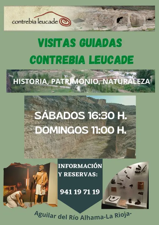 Visitas guiadas a Contrebia Leucade en Aguilar del R&iacute;o Alhama
