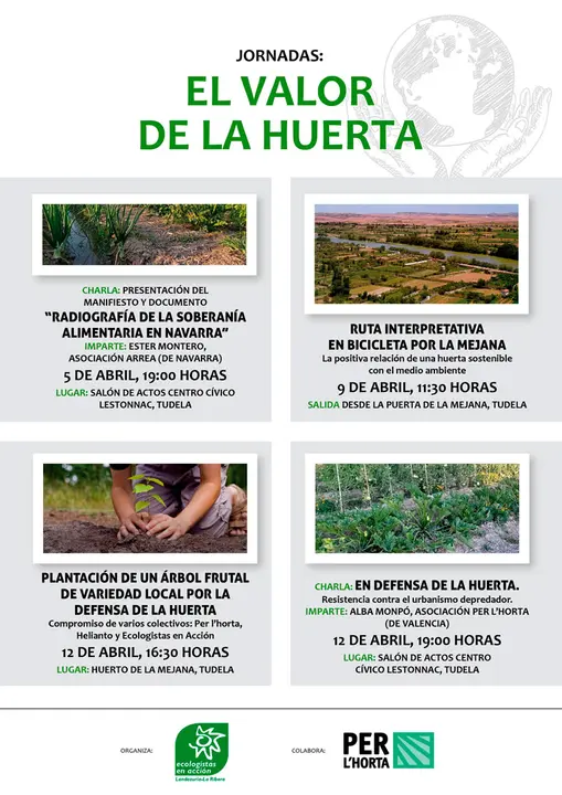 Jornadas en Tudela &lsquo;El valor de la huerta&rsquo;