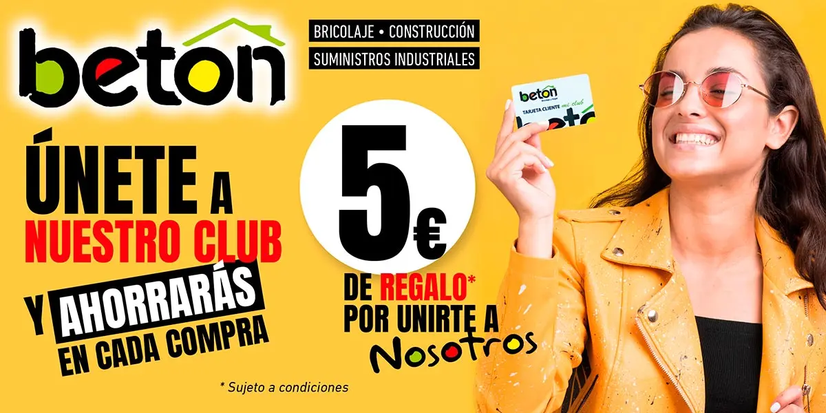 Esta tarjeta de fidelizaci&oacute;n de Almacenes Beton es totalmente gratuita