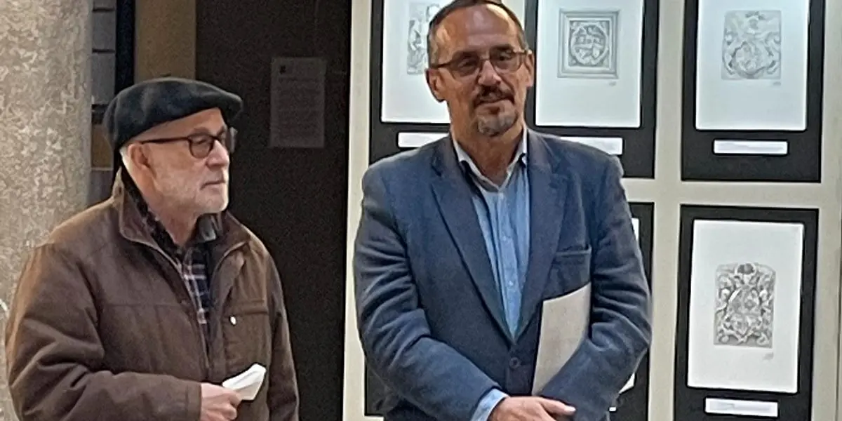 Alberto Sola y Luis J. Fern&aacute;ndez Rodr&iacute;guez, director de la UNED
