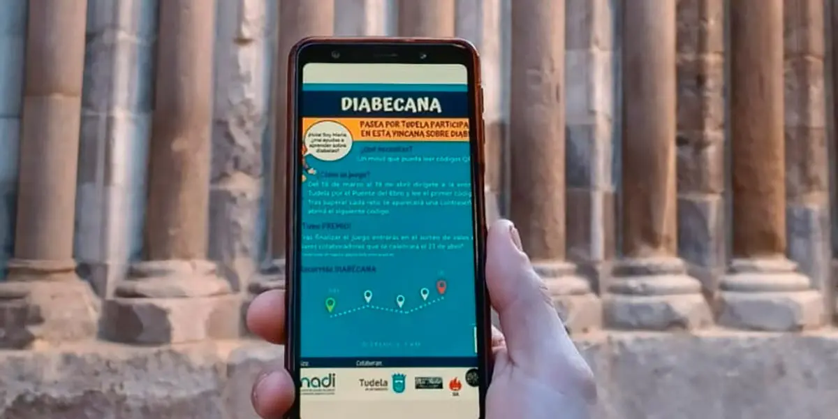 ANADI pone en marcha &lsquo;Diabecana&rsquo;, una iniciativa que consiste en descubrir varios c&oacute;digos QR escondidos en Tudela con pautas para prevenir y controlar la diabetes