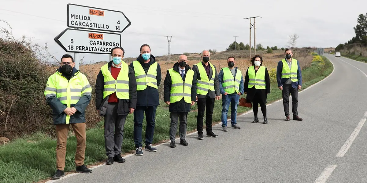 El consejero Ciriza anuncia la licitaci&oacute;n de las obras de mejora de la carretera que une Caparroso, M&eacute;lida y Rada por importe de 12,8 millones de euros
