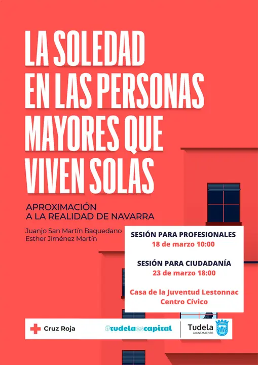 Presentaci&oacute;n en Tudela del estudio realizado por Cruz Roja &lsquo;La soledad en las personas mayores que viven solas&rsquo;