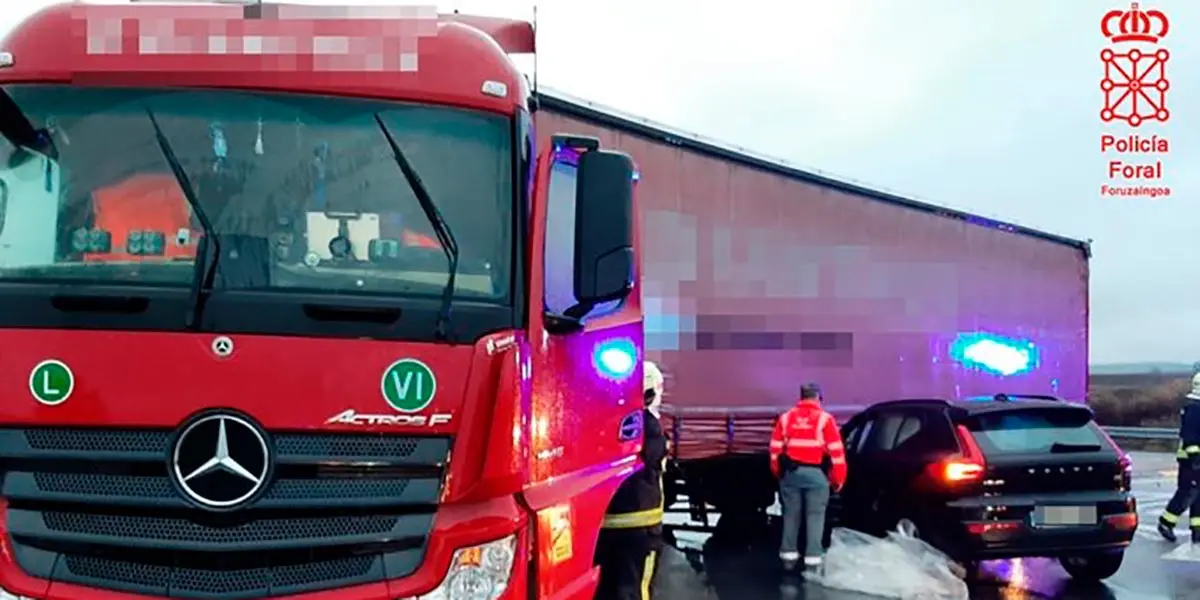 Accidente Polic&iacute;a foral