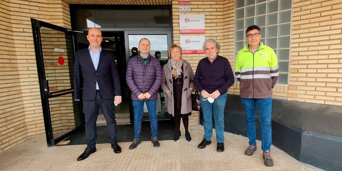 El alcalde de Sergio Vitas en su visita a ANFAS