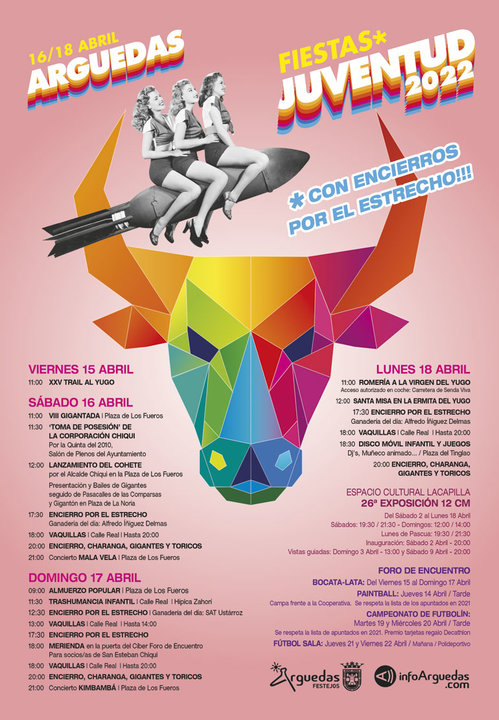 Fiestas de la juventud 2022 en Arguedas
