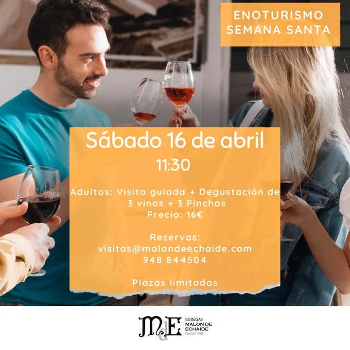 Visita guiada y cata de vino en Bodegas Mal&oacute;n de Echaide de Cascante 