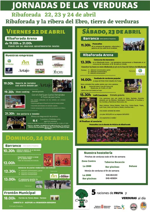 Jornadas de las Verduras 2022 en Ribaforada