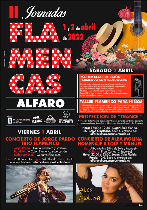 II Jornadas Flamencas 2022 en Alfaro