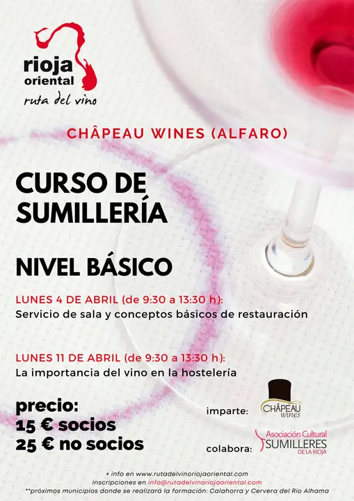 Curso en Alfaro sumiller&iacute;a b&aacute;sica