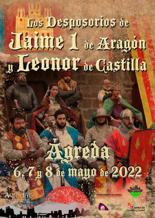 Los Desposorios de Jaime I de Arag&oacute;n y Leonor de Castilla 2022 en &Aacute;greda