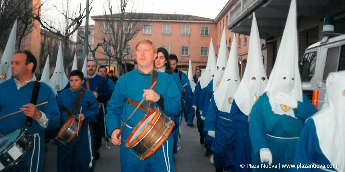 Semana Santa de Tudela en abril del a&ntilde;o 1996 (Foto Archivo Plaza Nueva)