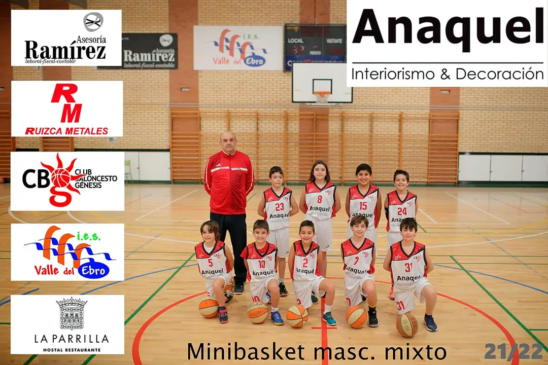 Minibasket masc. mixto G&eacute;nesis