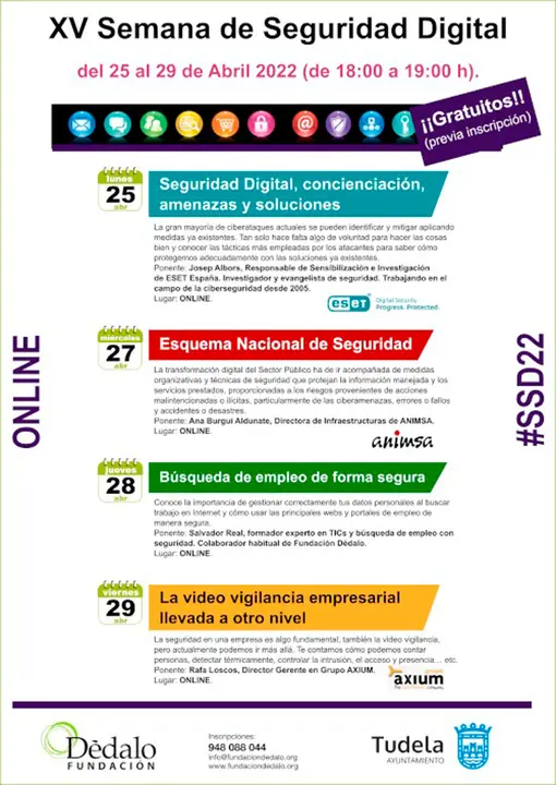 XV Semana de Seguridad Digital en Tudela