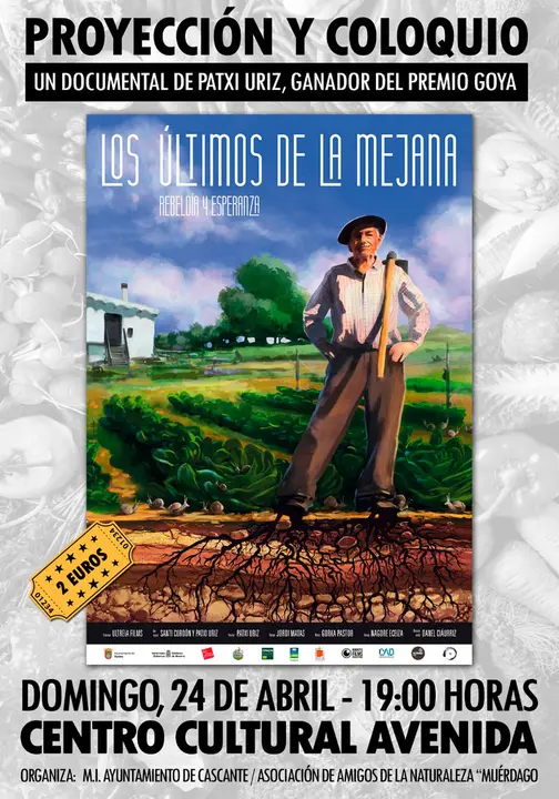 Cartel de la proyecci&oacute;n los &uacute;ltimos de la mejana