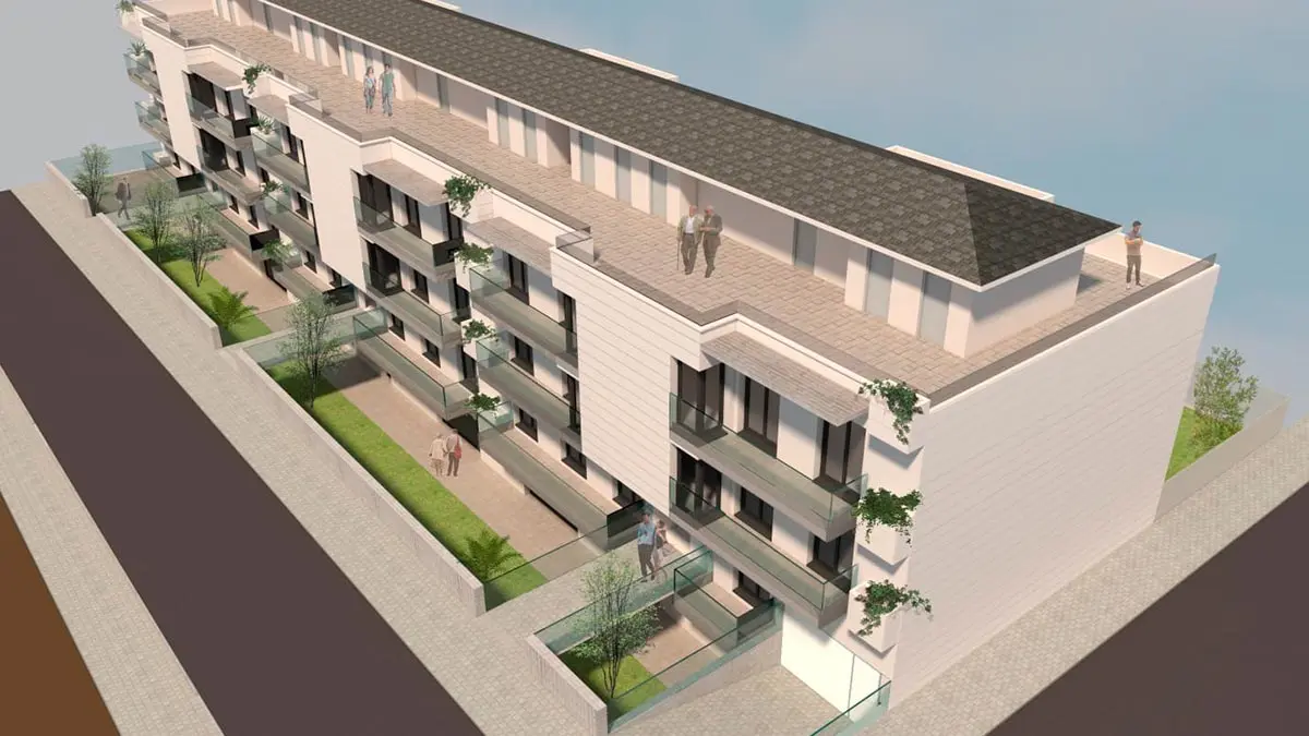 proyecto de 30 viviendas en el Barrio de Lourdes, Tudela