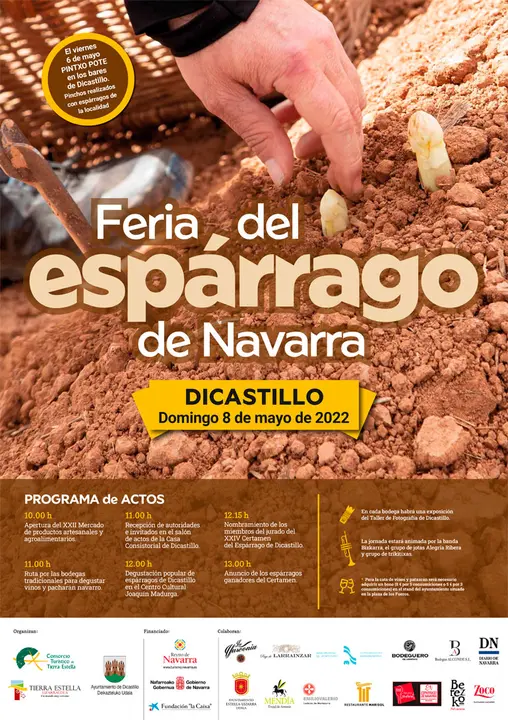Cartel Esp&aacute;rrago de Dicastillo 2022