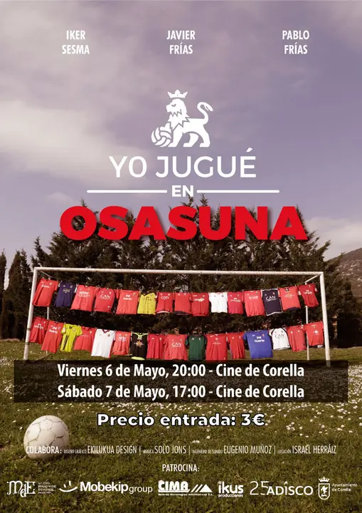 Cartel 'Yo jugu&eacute; en Osasuna'