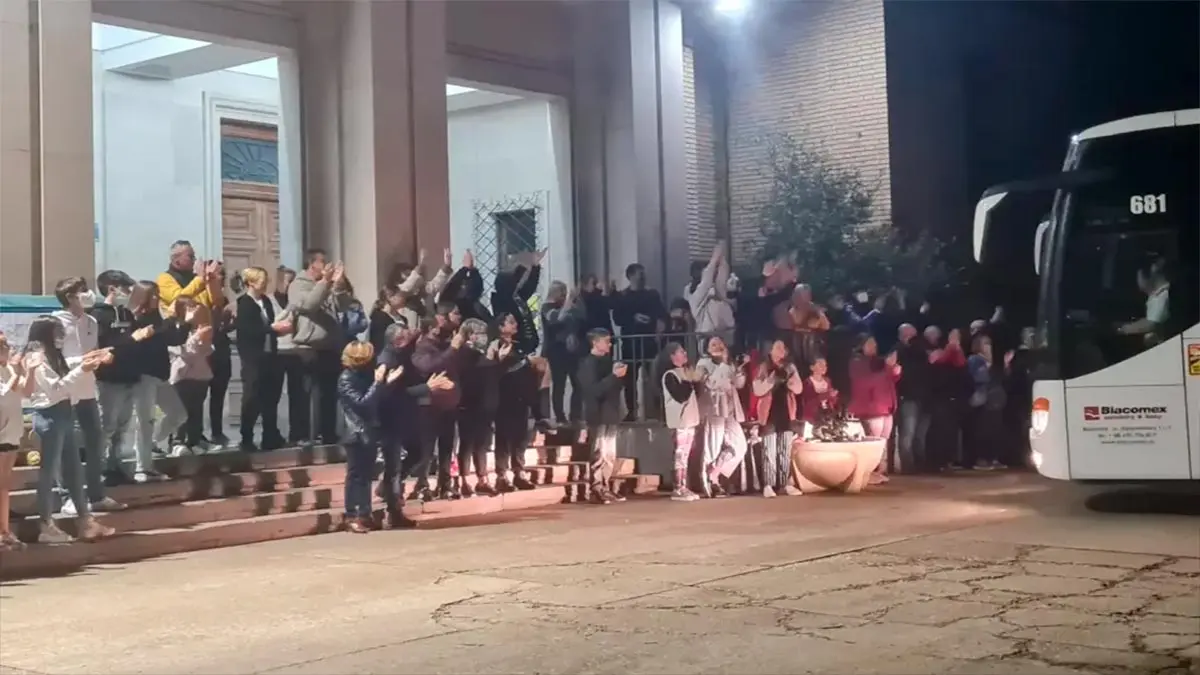 Llegada de refugiados ucranianos a Tarazona