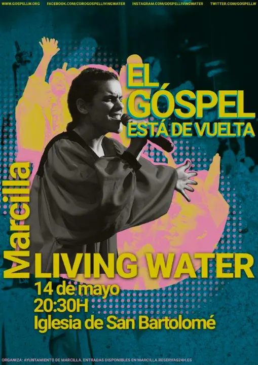 Cartel de G&oacute;spel en Marcilla