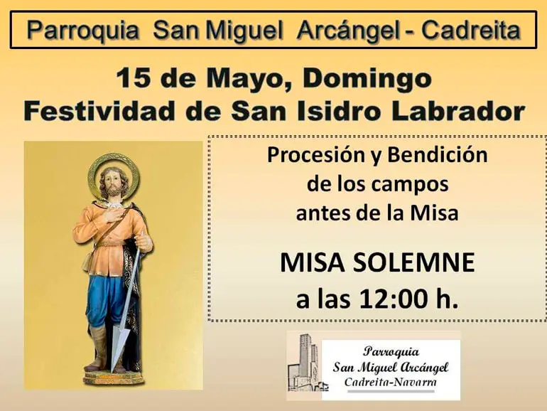 Festividad de San Isidro en Cadreita