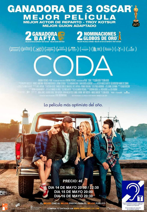 Cartel de la película CODA en Corella