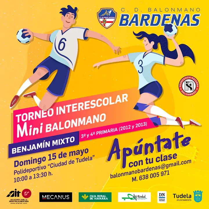 Cartel torneo balonmano