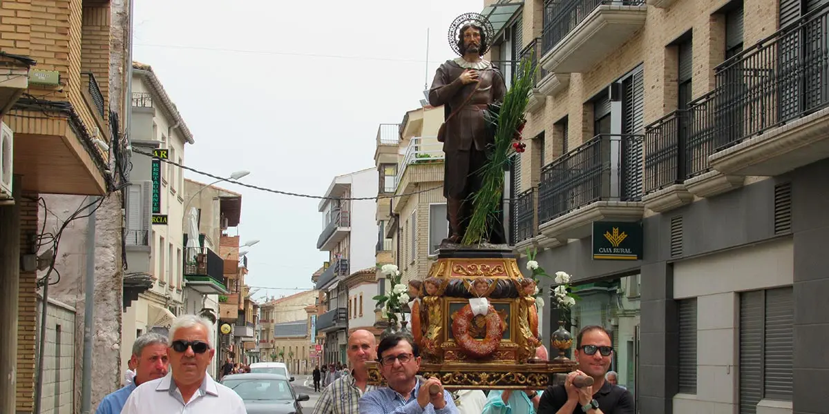 Procesi&oacute;n de San Isidro labrador en Murchante, s&aacute;bado 14 de mayo