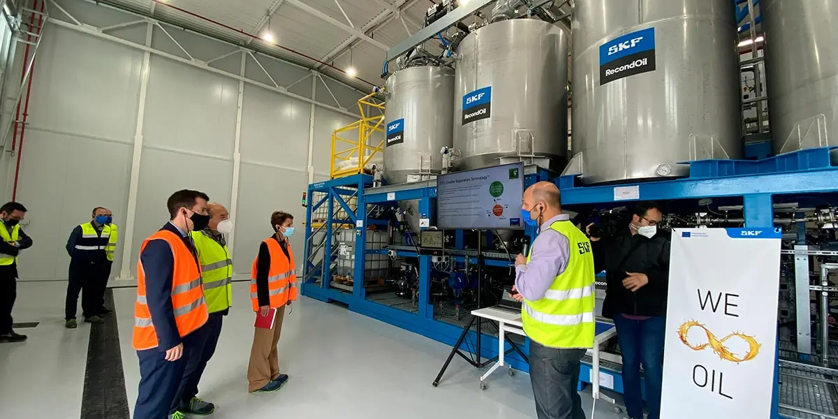 SKF abre su planta de reciclaje