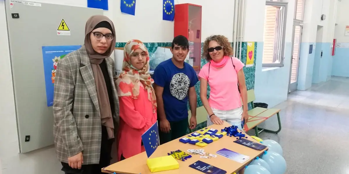 Alumnos de la ETI en las Jornadas Europeas, charla de la eurodiputada Idoia Villanueva