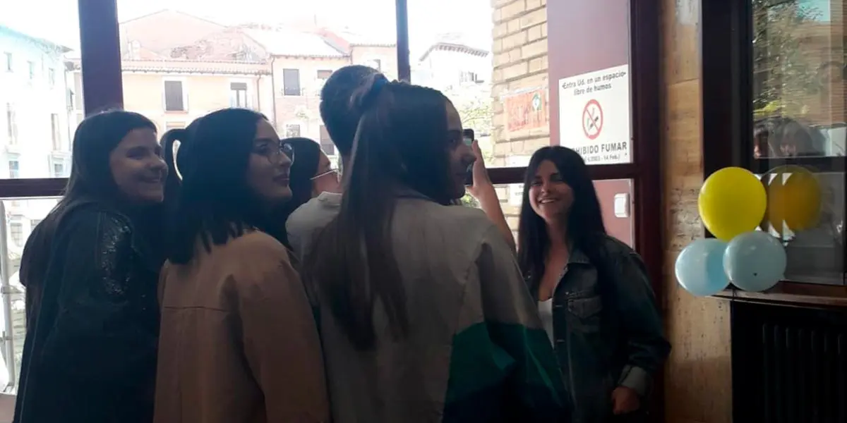 Alumnos de la ETI en las Jornadas Europeas, charla de la eurodiputada Idoia Villanueva