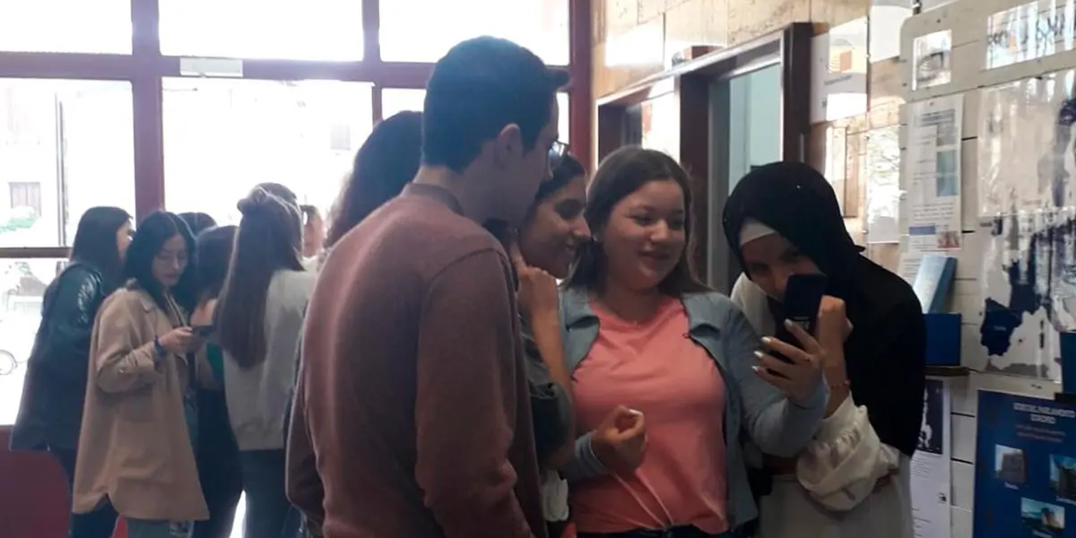 Alumnos de la ETI en las Jornadas Europeas, charla de la eurodiputada Idoia Villanueva