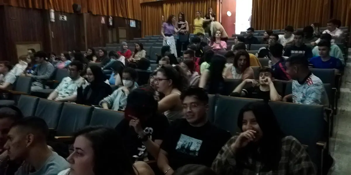 Alumnos de la ETI en las Jornadas Europeas, charla de la eurodiputada Idoia Villanueva