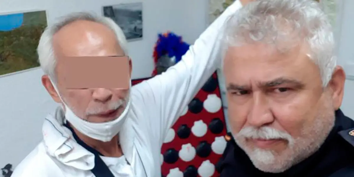 Peregrino auxiliado y rescatador en Valcarlos, noreste de Navarra