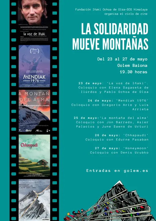 Ciclodecine 'La solidaridad mueve monta&ntilde;as' en Pamplona