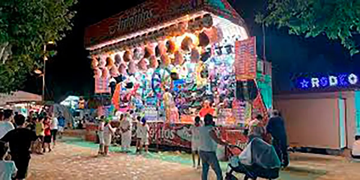 Ferias en el paseo del Prado de Tudela