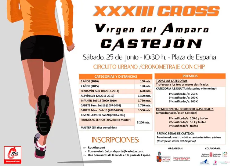 XXXIII Cross Virgen del Amparo de Castej&oacute;n