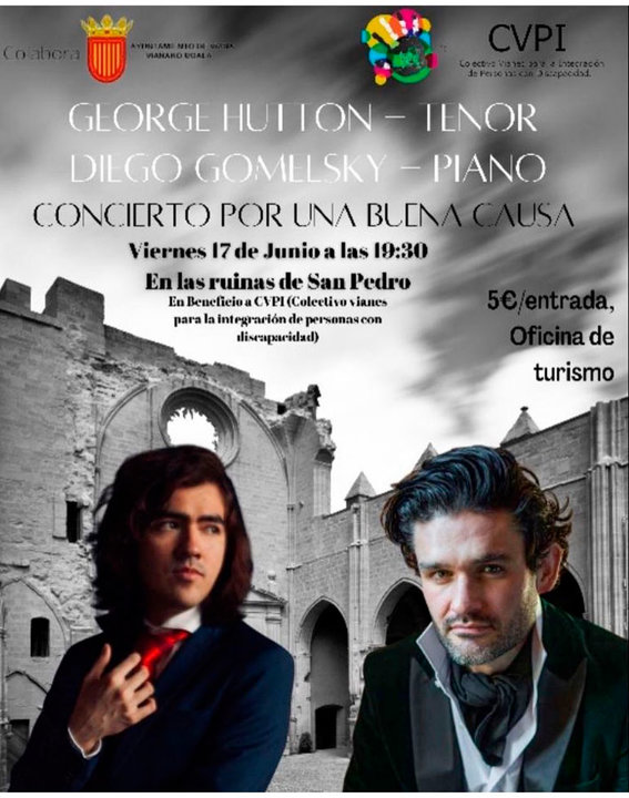 Concierto solidario de tenor y piano en Viana