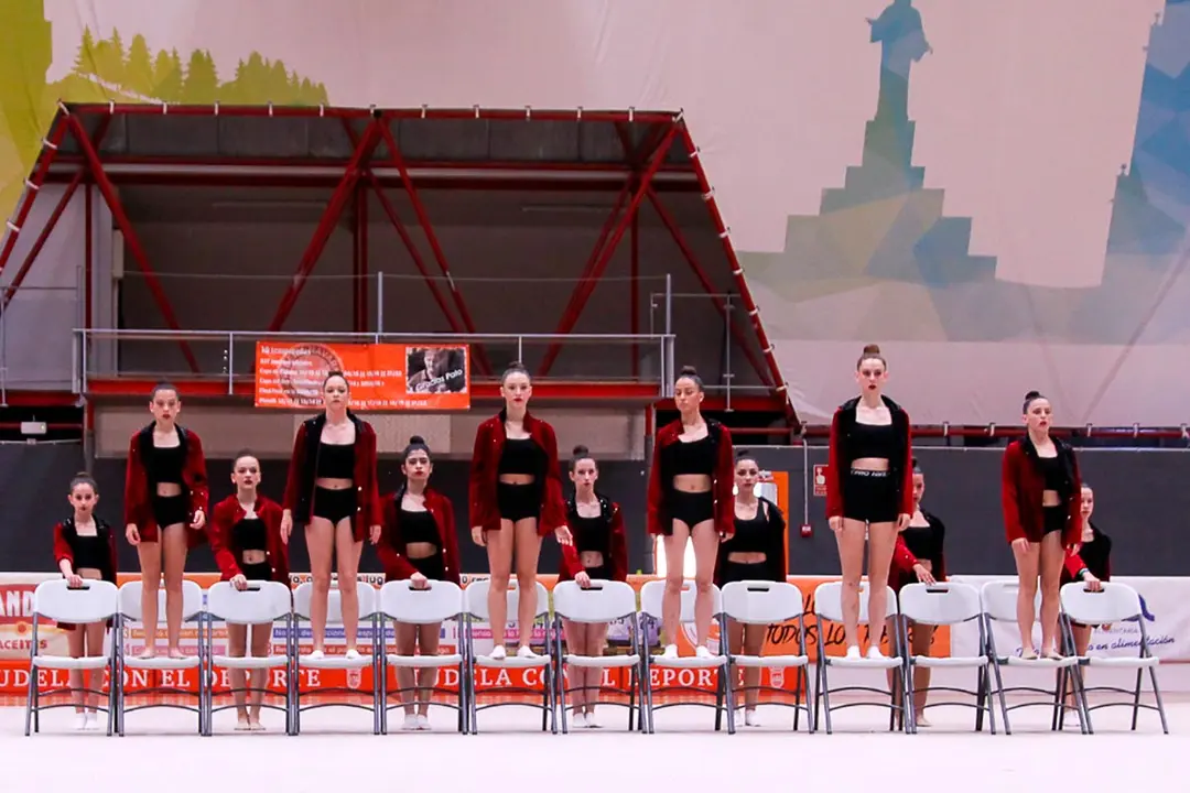 Exhibici&oacute;n de fin de curso del Club Gimnasia R&iacute;tmica Tudela 1