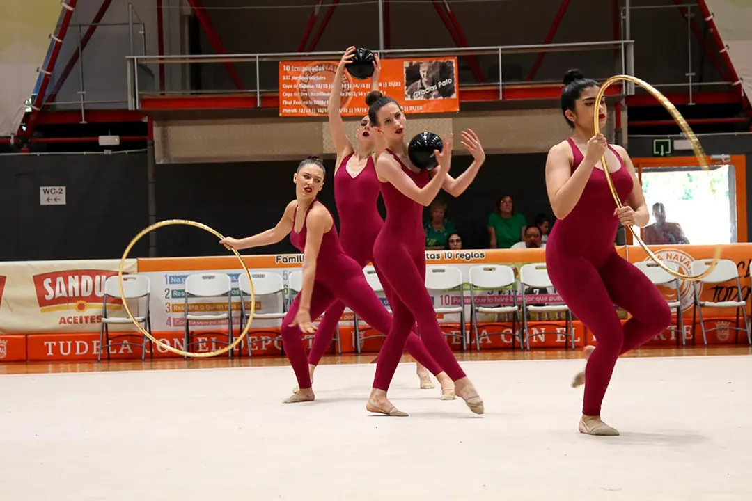 Exhibici&oacute;n de fin de curso del Club Gimnasia R&iacute;tmica Tudela 12
