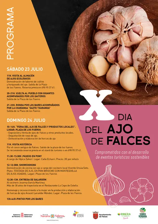 X D&iacute;a del Ajo de Falces 2022
