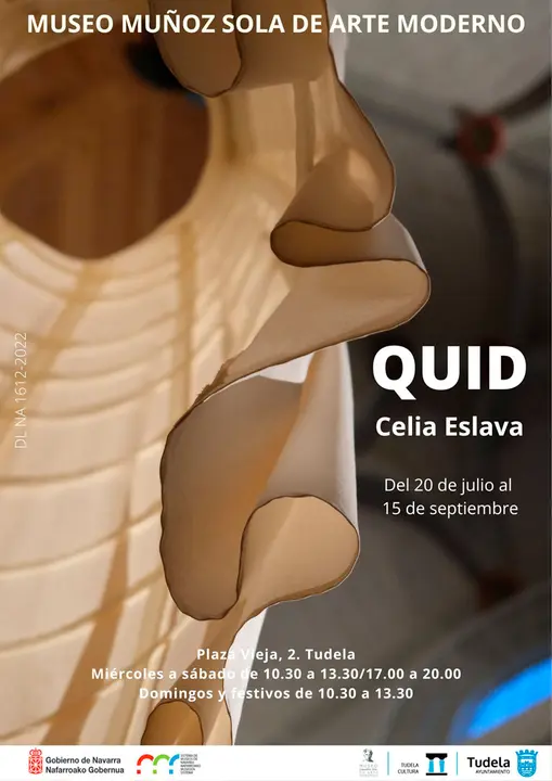 Exposici&oacute;n temporal en Tudela &lsquo;QUID&rsquo; de Celia Eslava 