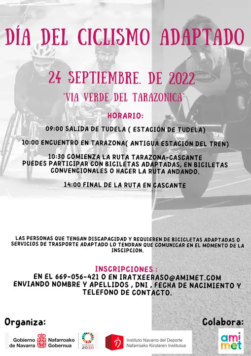 Cartel Ciclismo Adaptado 2022 AMIMET