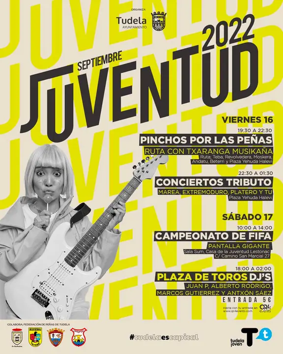 Fiestas de la juventud 2022 en Tudela