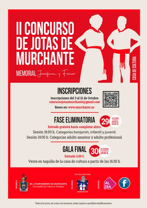 II Concurso de Jotas de Murchante &lsquo;Memorial Josefina y Faico&rsquo; 2022