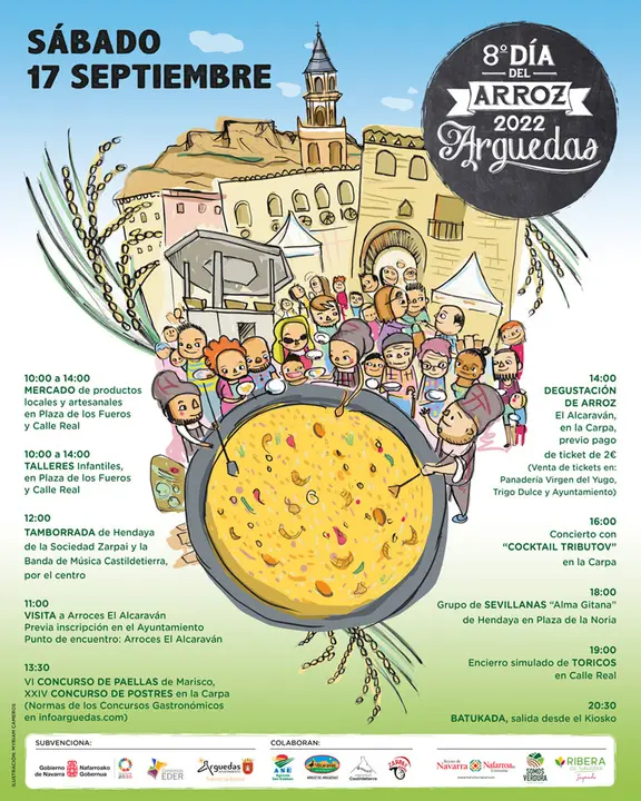 8&ordm; D&iacute;a del Arroz 2022 en Arguedas