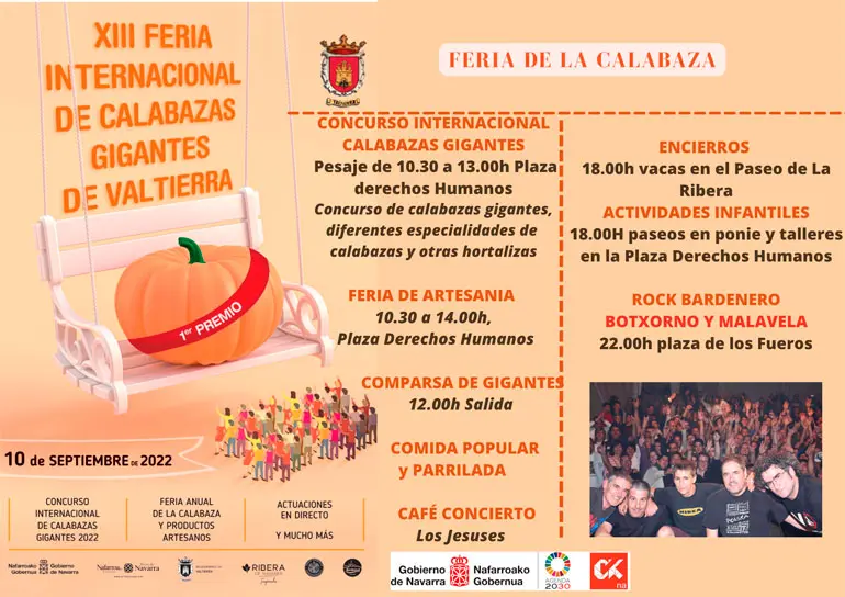 XIII Feria internacional de Calabazas Gigantes de Valtierra 2022