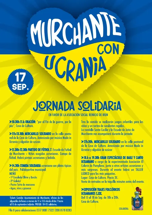 Jornada solidaria &lsquo;Murchante con Ucrania&rsquo;