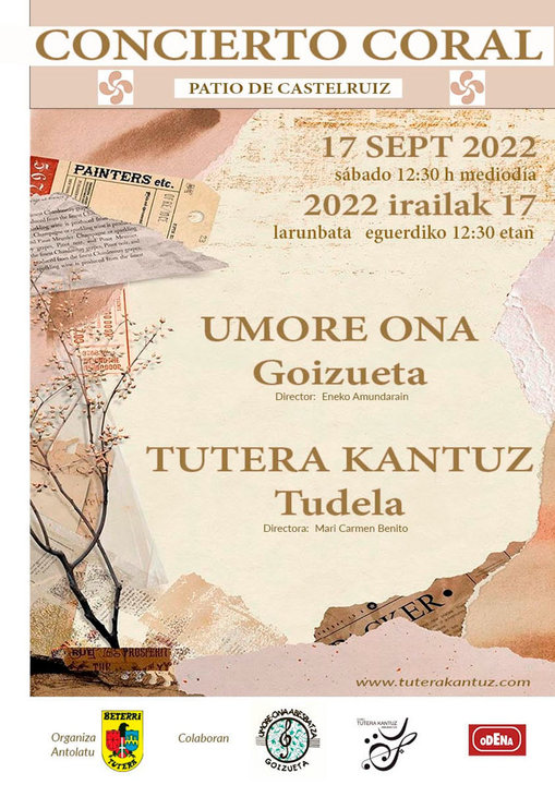 Concierto Coral en Tudela a cargo de Umore Ona y Tutera Kantuz